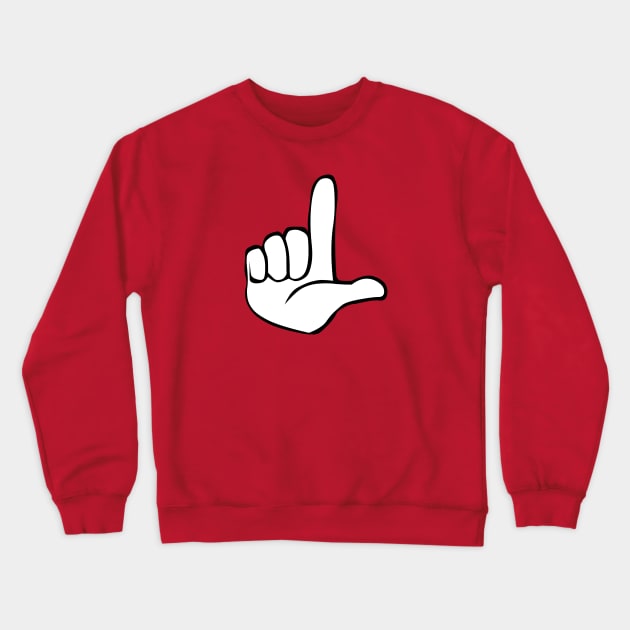 The Letter L Crewneck Sweatshirt by skullsntikis